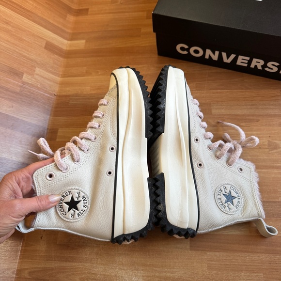 Converse Run Star Hike Hi "Cozy Club" platform sneakers 7 men's 8.5 women's - Picture 8 of 12